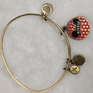 Disney Alex and Ani Charm Bracelet Minnie Mouse Ear